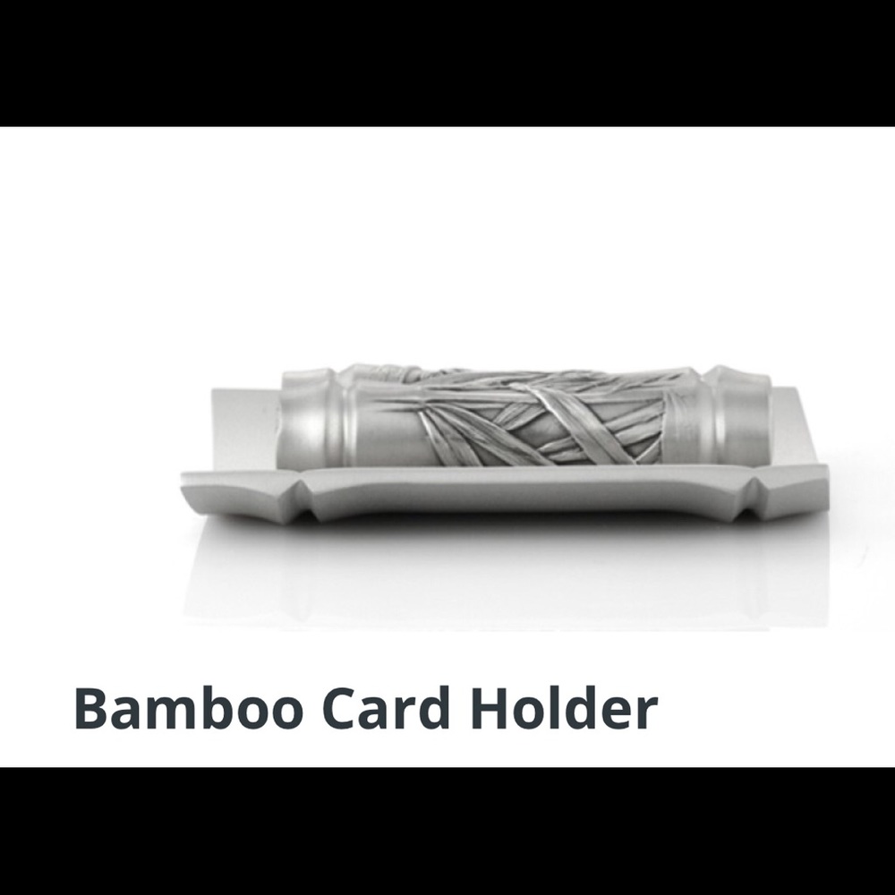 Bamboo Card Holder, by Royal Selangor